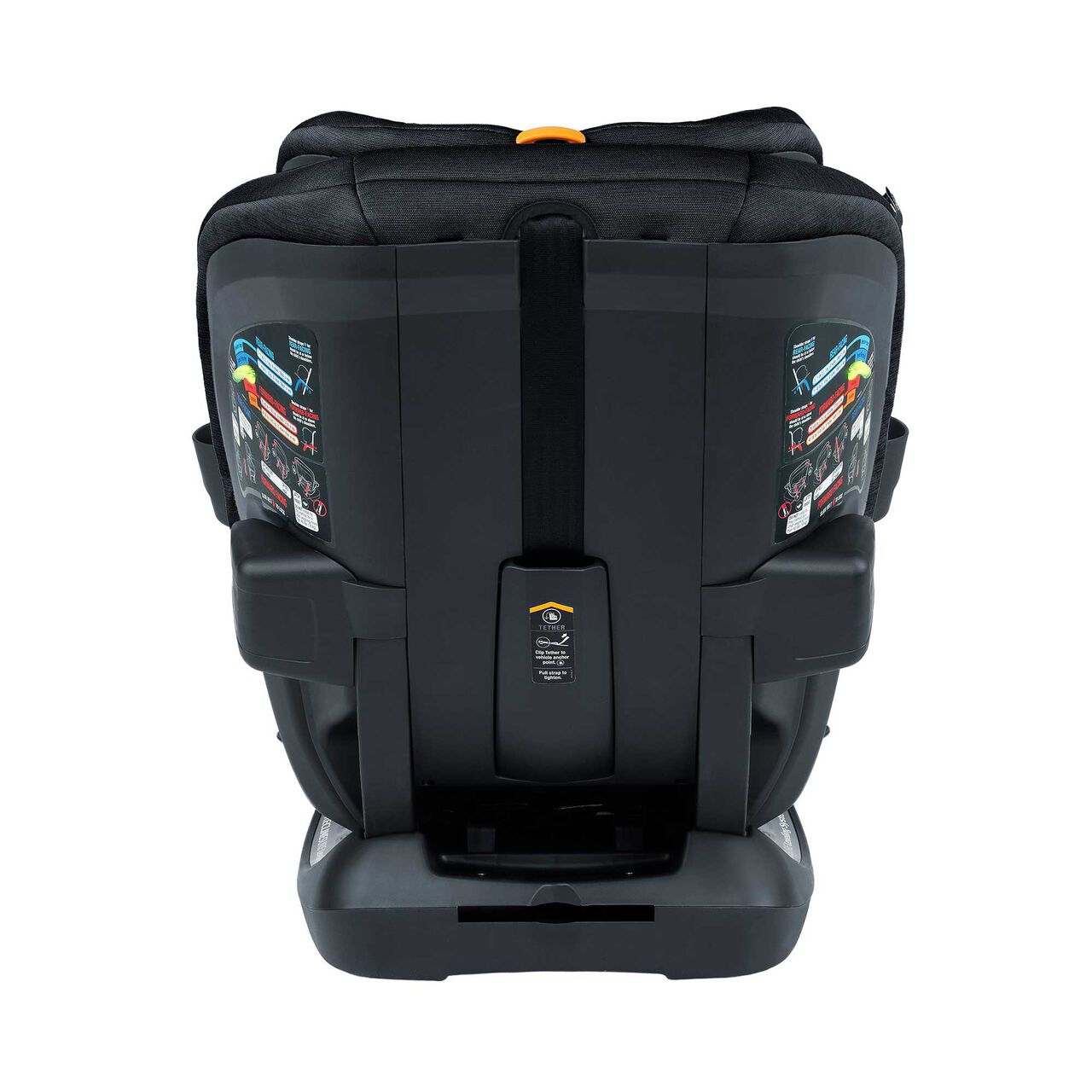 Chicco OneFit LX ClearTex All-in-One Car Seat in Ebony Back Profile image number 5