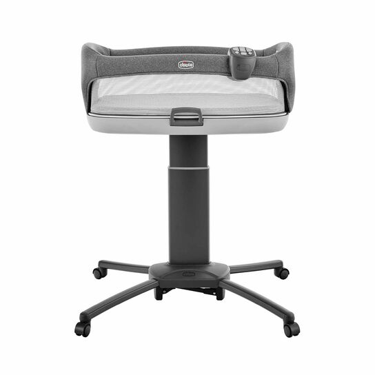 Chicco Close to You Bassinet in Heather Grey Front View image number 1