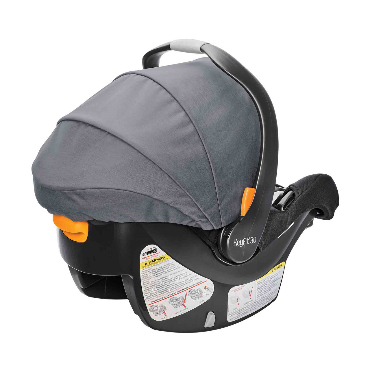 Chicco KeyFit 30 ClearTex in Pewter 3/4 Back View image number 4