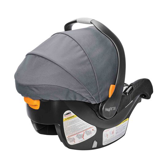 Chicco KeyFit 30 ClearTex in Pewter 3/4 Back View image number 4