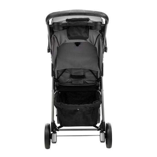 Chicco Mini Bravo Plus Stroller in Graphite Back View image number 5