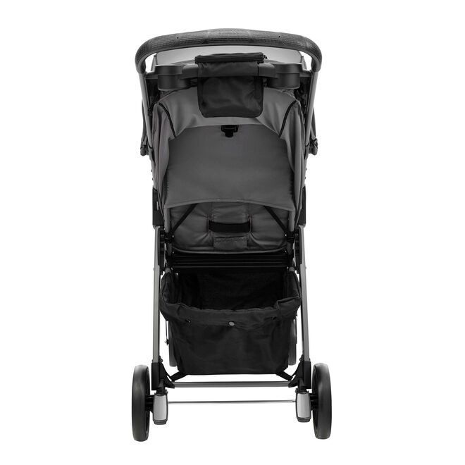 Chicco Mini Bravo Plus Stroller in Graphite Back View image number 5