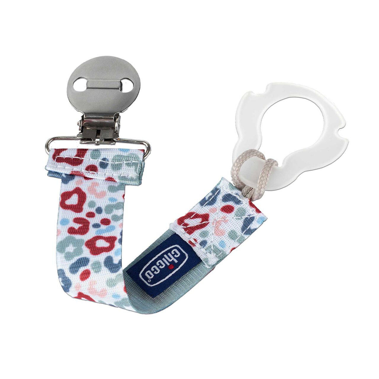 Chicco Universal Two-in-One Fashion Pacifier Clip in Multicolor image number 0