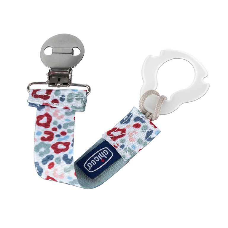 Chicco Universal Two-in-One Fashion Pacifier Clip in Multicolor