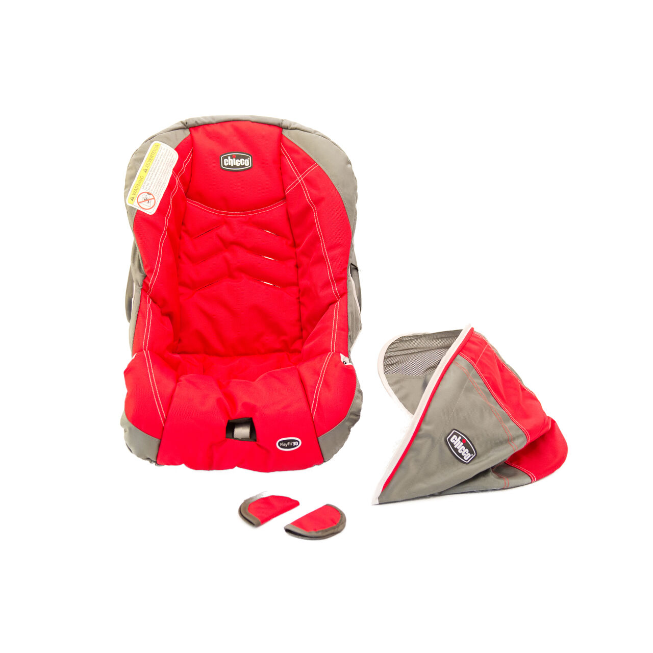 Chicco KeyFit 30 replacement seat cover, canopy, and shoulder pads for harness - Snapdragon image number 0