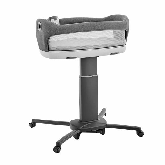 Chicco Close to You Bassinet in Heather Grey 3/4 Back View image number 4