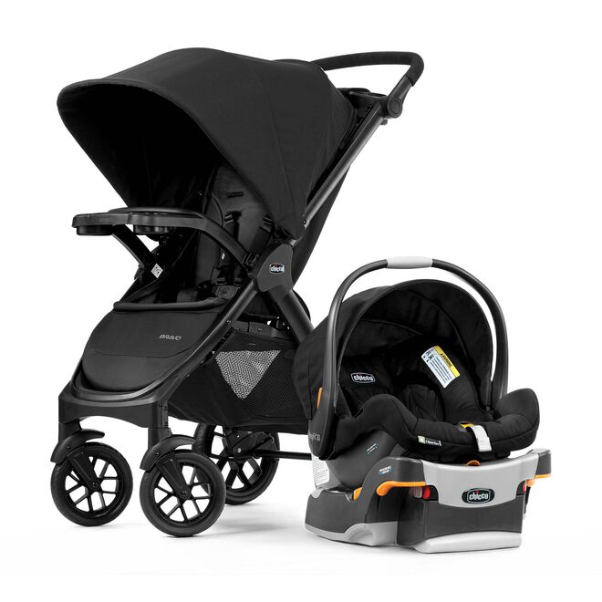 Chicco Bravo ClearTex Trio Travel System in Ombra image number 0
