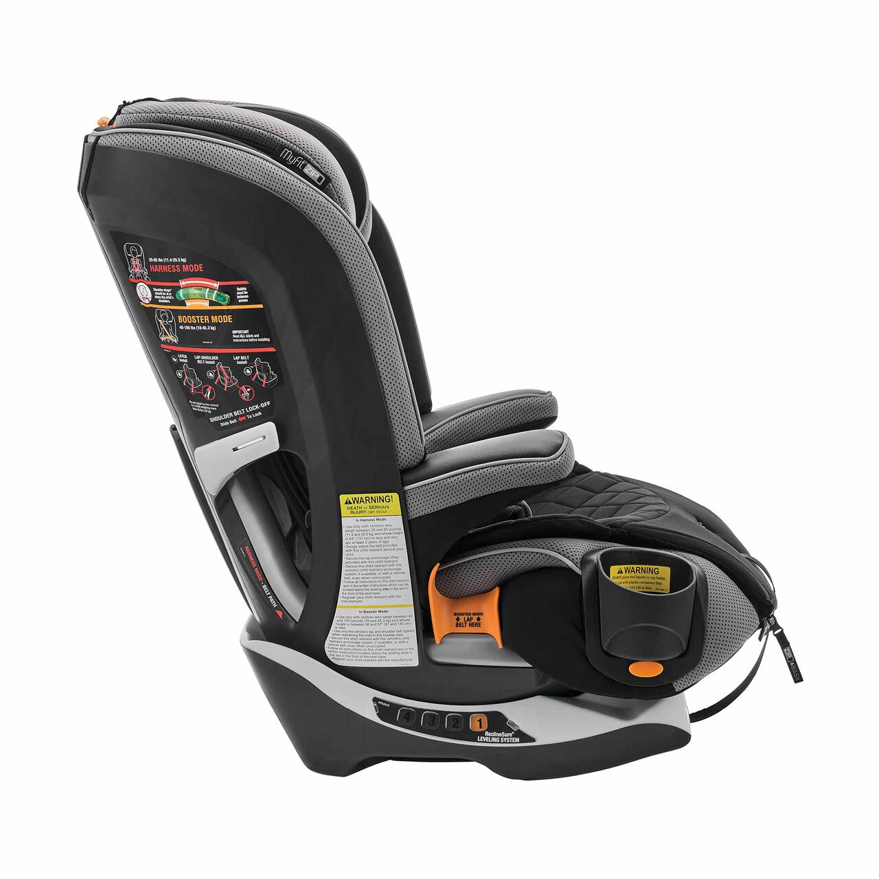 Chicco MyFit Zip Car Seat in Nighfall Right Profile View image number 3