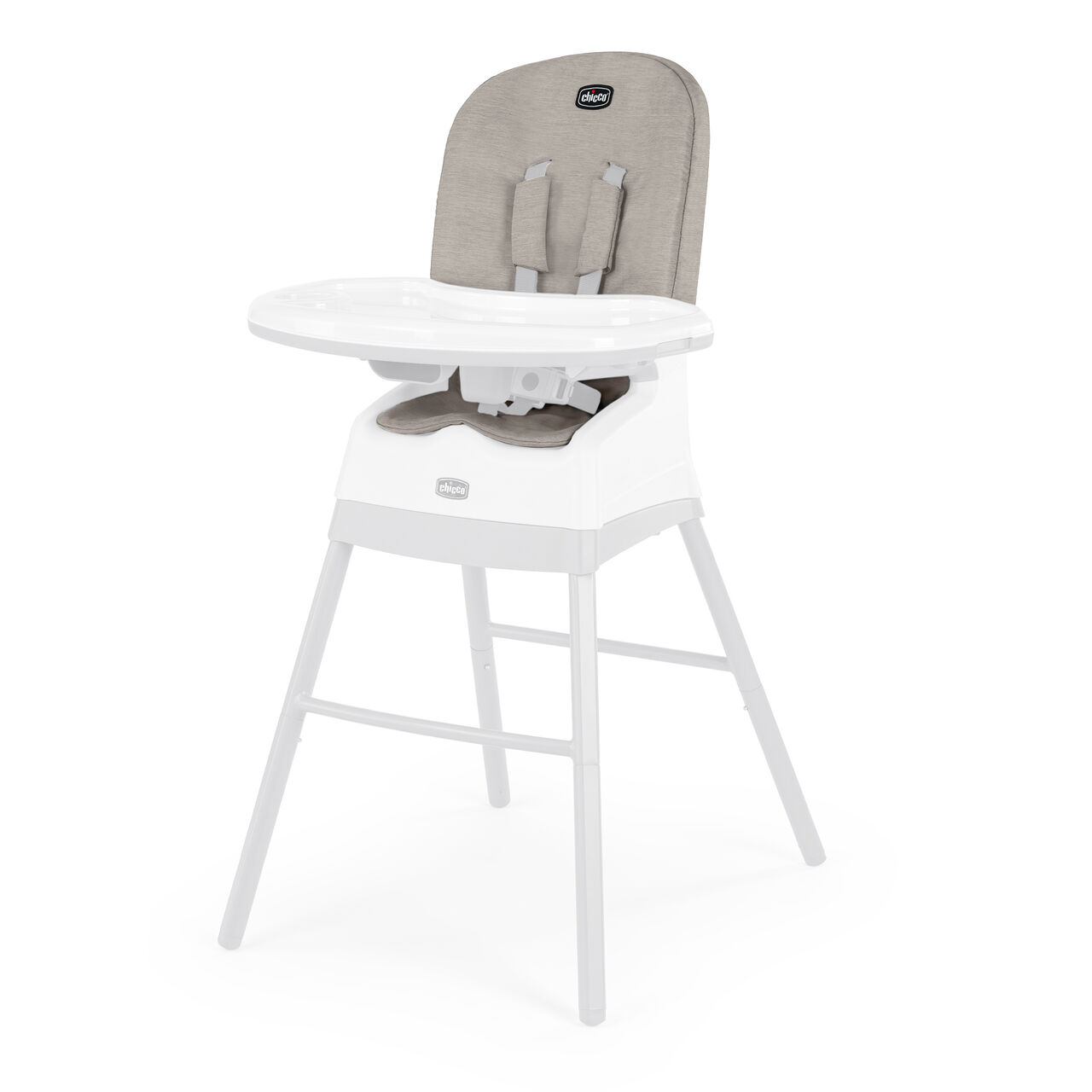 Stack High Chair or Snack Booster Seat Cover Set - Sand in Sand/Neutral image number 0