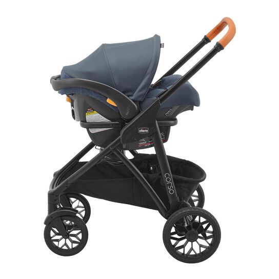 Chicco Corso LE Modular Travel System in Hampton Left Profile View image number 6