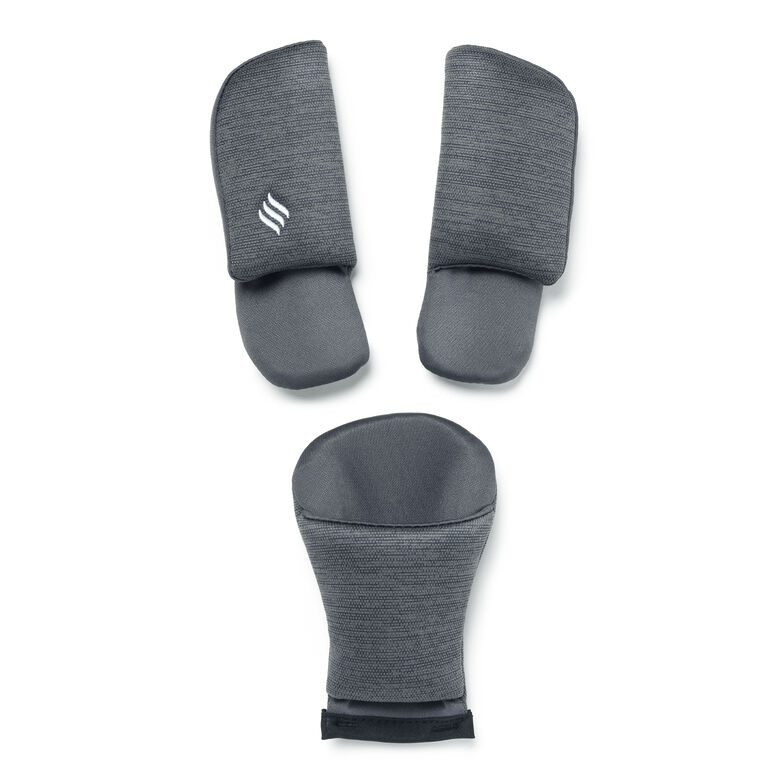 OneFit LX ClearTex All-in-One Car Seat Comfort Kit - Grey in Smoke
