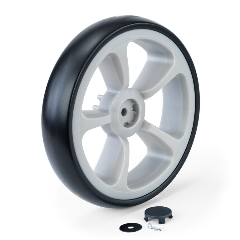 Viaro Stroller Rear Wheel - Silver in Silver