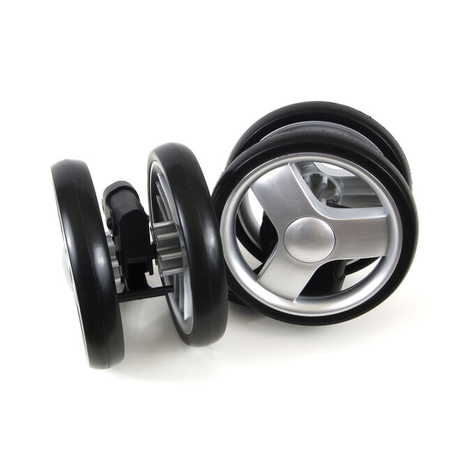 Replacement rear wheels and brakes for Chicco Liteway Stroller image number 0