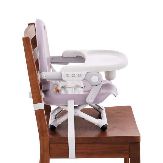 Chicco Pocket Snack Booster Seat in Lavender Right Profile View image number 3