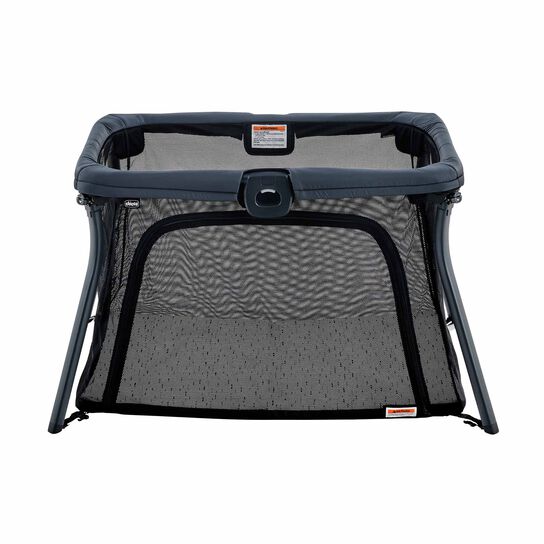 Chicco Alfa Lite Travel Playard in Midnight Front View image number 1