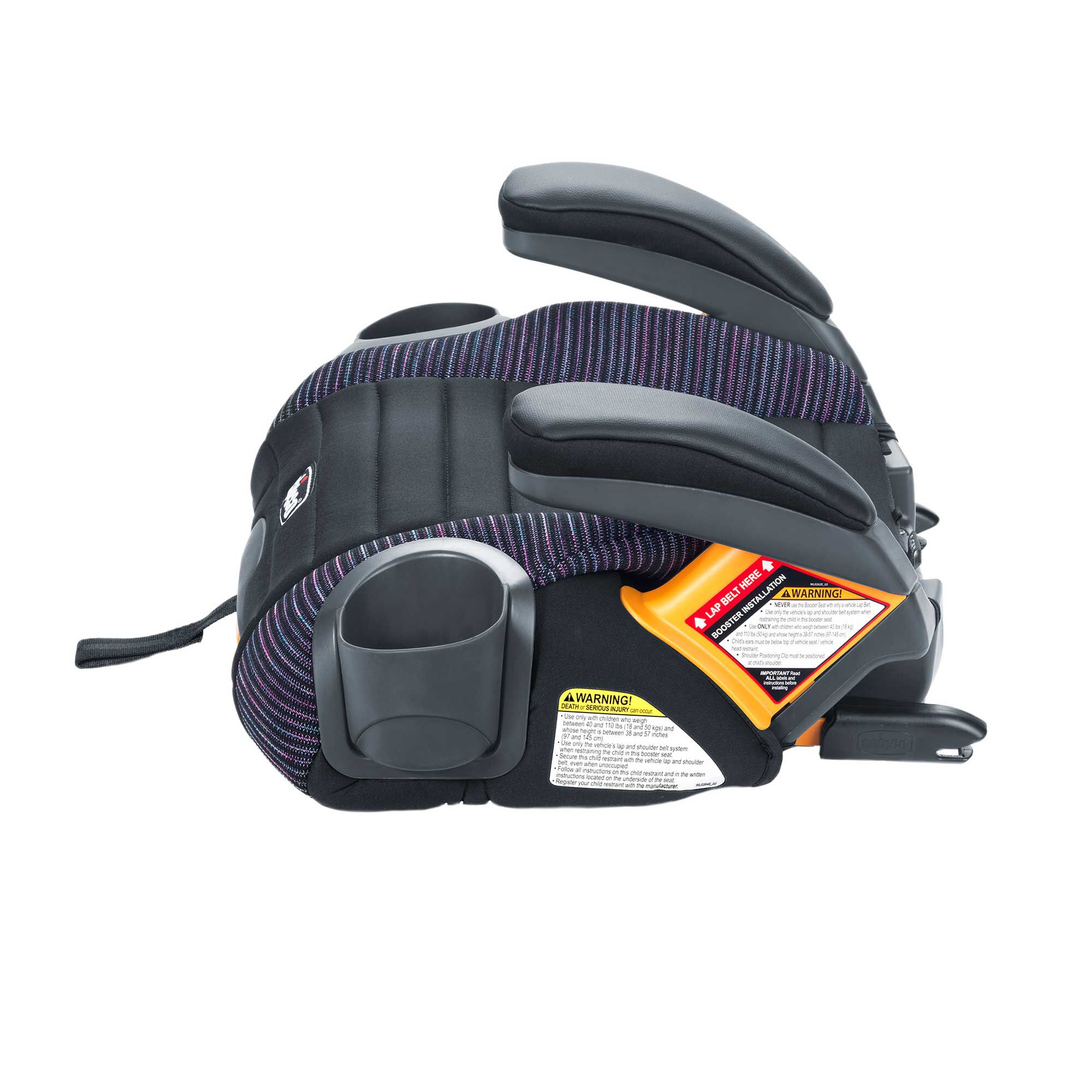 GoFit ClearTex Plus Backless Booster Car Seat - Confetti | Chicco