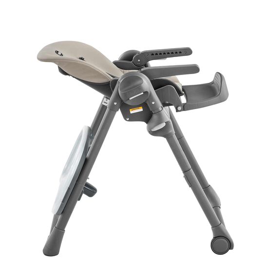 Chicco Polly Highchair in Taupe Right Profile View image number 3