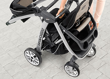 chicco stroller for 2