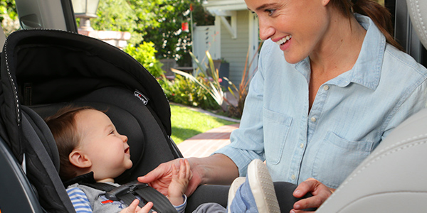 when can baby sit in stroller without car seat chicco