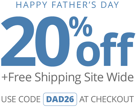 20% Off + Free Shipping Site Wide