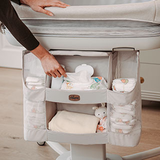 Included Diaper Caddy