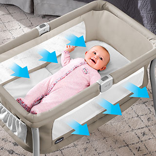 chicco portable baby bed