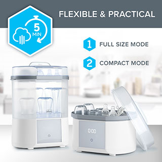 How to clean sales chicco bottle sterilizer