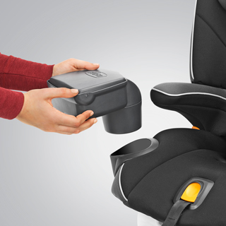 car booster seat with cup holder