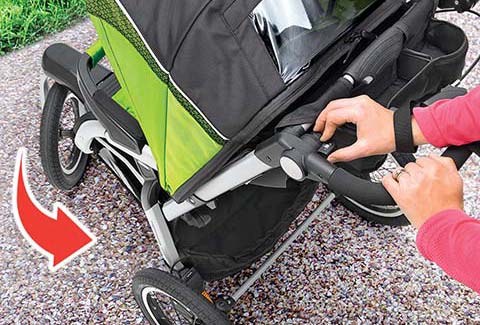 The Chicco TRE Jogging Stroller is ready for a run or stroll!