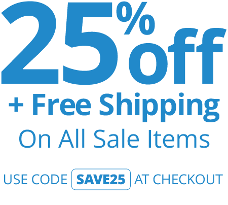 25% Off + Free Shipping On All Sale Items