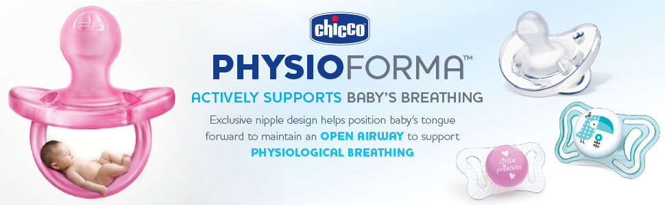 PhysioForma Pacifier Chicco PhysioForma Pacifier actively supports breathing