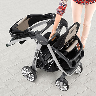 chicco bravofor2 le double stroller eucalyptus