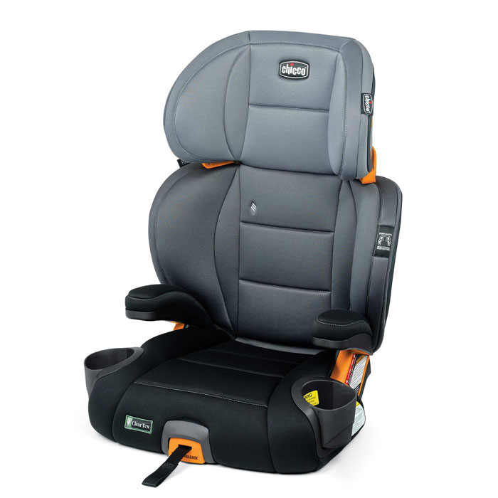 Chicco KidFit ClearTex Plus Booster Car Seat in Shadow
