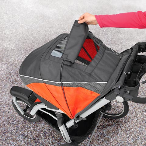 The Chicco TRE Jogging Stroller is ready for a run or stroll