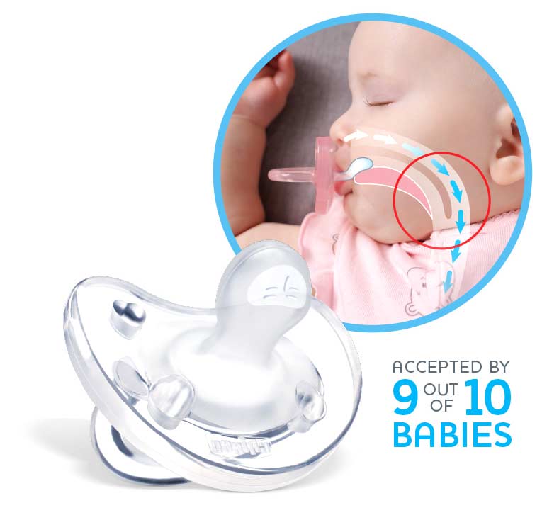 PhysioForma Orthdontic Pacifier accepted 9 out of 10 babies