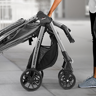 Mini Bravo Plus Lightweight Umbrella Stroller Graphite Chicco