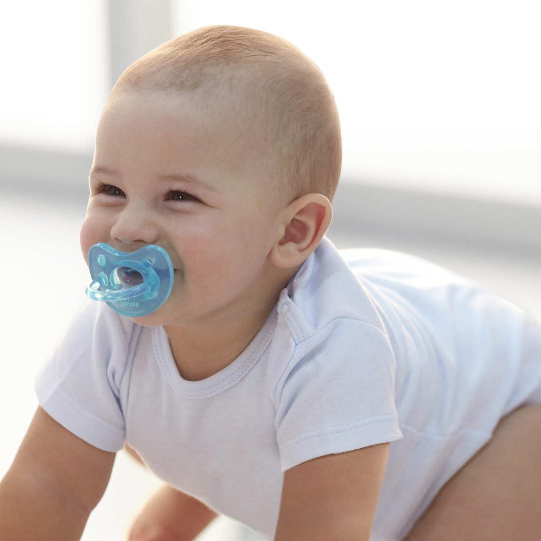 Chicco Pacifier and baby image