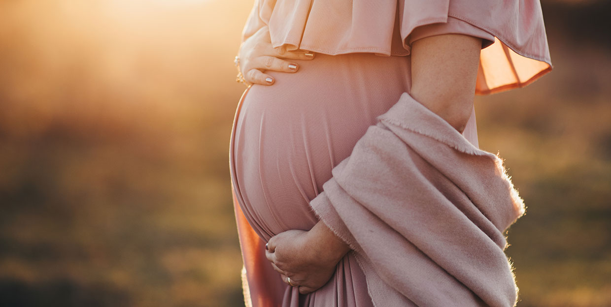 Pregnant Mother belly image