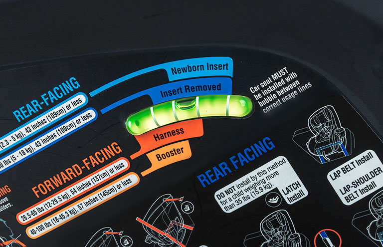 Chicco OneFit LX rear label image