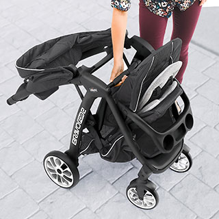 BravoFor2 LE Standing & Sitting Double Stroller - Genesis | Chicco