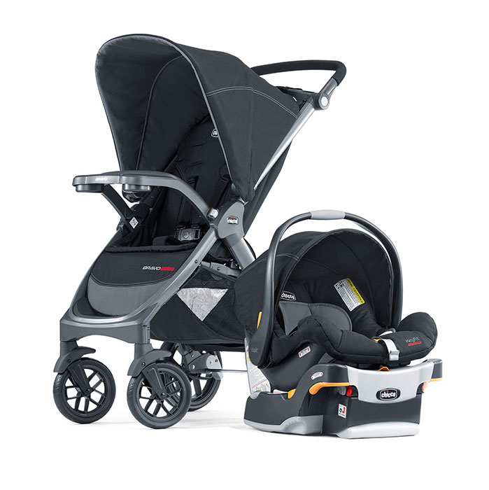 Chicco Bravo Sport Travel System in Iron