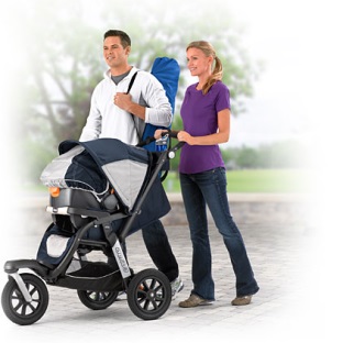 Stylish Everyday Stroller and Fitness Stroller