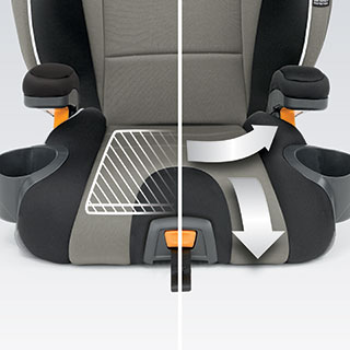 Chicco KidFit 2-in-1 Belt Positioning Booster Car Seat - Atmosphere