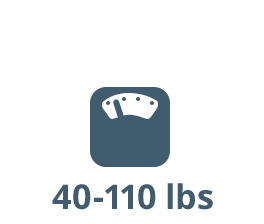 40-110 lbs