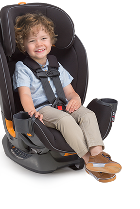 Chicco Fit4 Stage 3 is Forward-Facing for Preschoolers who are 25-65 lbs.