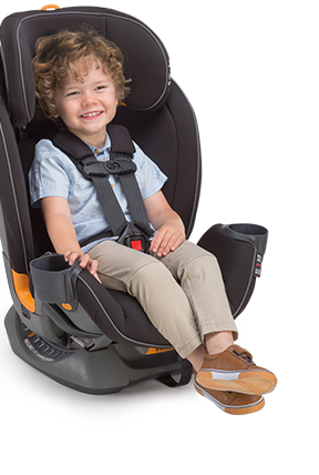 Chicco Fit4 Stage 3 is Forward-Facing for Preschoolers who are 25-65 lbs.