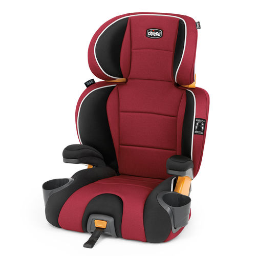 KidFit 2-in-1 Belt-Positioning Booster Car Seat - Paprika
