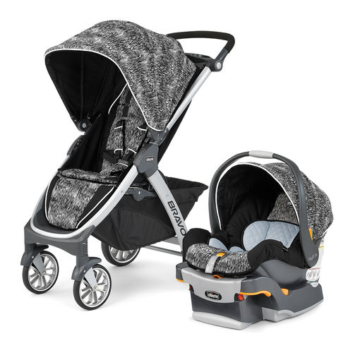 Bravo Trio System Stroller and Infant Car Seat - Rainfall