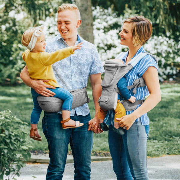 Family with Chicco baby Carriers