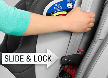 Chicco Nextfit Convertible Car Seat Locksure Clear Routing And Integrated Lock Offs For Installation With Vehicle Seat Belt